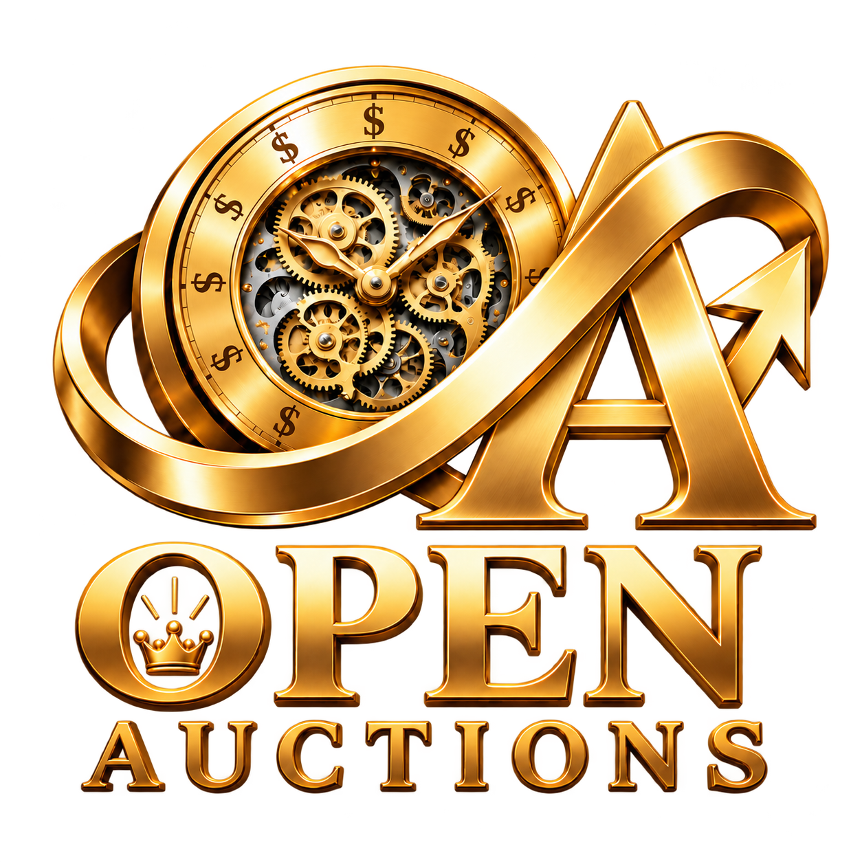 Open Auctions full-resolution official gold logo